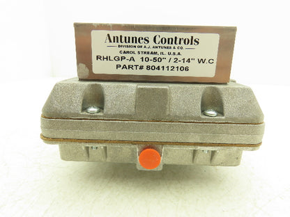 Atunes Controls RHLGP-A Gas Pressure Switch with Manual Reset 2-14" W.C.