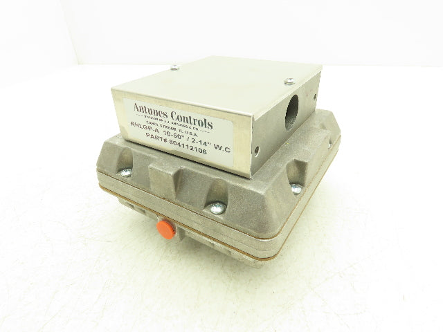 Atunes Controls RHLGP-A Gas Pressure Switch with Manual Reset 2-14" W.C.