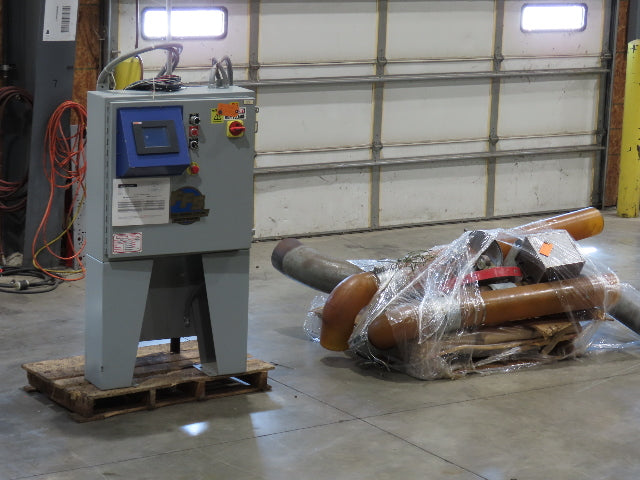 Guyson Opposing Belt Conveyor Glass Blaster Dust Collector Cyclone Media Hopper