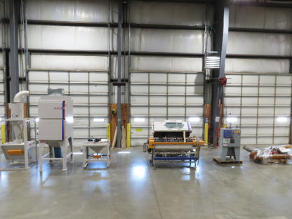 Guyson Opposing Belt Conveyor Glass Blaster Dust Collector Cyclone Media Hopper