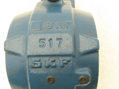 SKF SAF 517 Pillow Block Housing - Bore Dia 2.937" Split Block 2 Bolt Mount