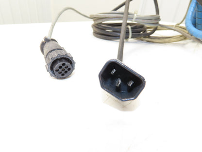 Sato M-8485S Label Mill Barcode Printer Labeler Pneumatic Blower Applicator