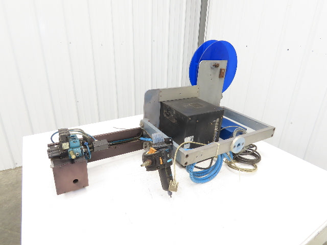 Sato M-8485S Label Mill Barcode Printer Labeler Pneumatic Blower Applicator