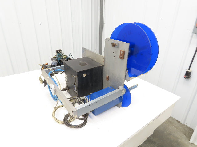 Sato M-8485S Label Mill Barcode Printer Labeler Pneumatic Blower Applicator