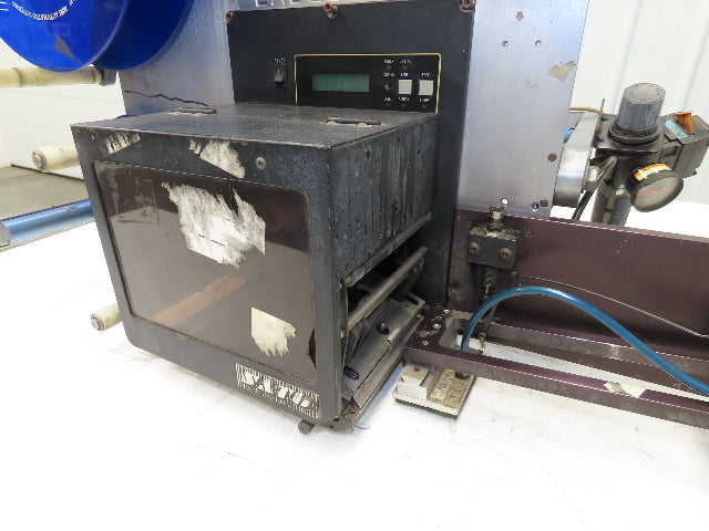 Sato M-8485S Label Mill Barcode Printer Labeler Pneumatic Blower Applicator