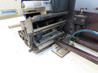 Sato M-8485S Label Mill Barcode Printer Labeler Pneumatic Blower Applicator