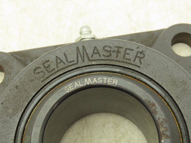 SealMaster  SF-32R Flange Mount Ball Bearing 2" Bore 4 Bolt Set Screw Locking