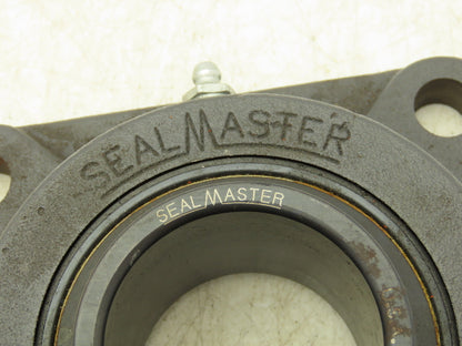 SealMaster  SF-32R Flange Mount Ball Bearing 2" Bore 4 Bolt Set Screw Locking