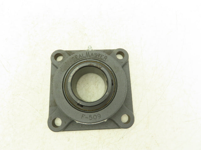 SealMaster  SF-32R Flange Mount Ball Bearing 2" Bore 4 Bolt Set Screw Locking
