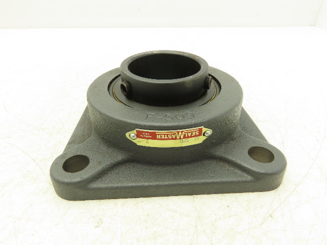 SealMaster  SF-32R Flange Mount Ball Bearing 2" Bore 4 Bolt Set Screw Locking