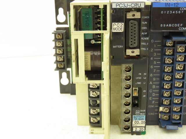 Toyoda Machine Works Toyopuc PLC Chassis Rack CPU Processor I/O Module *Read