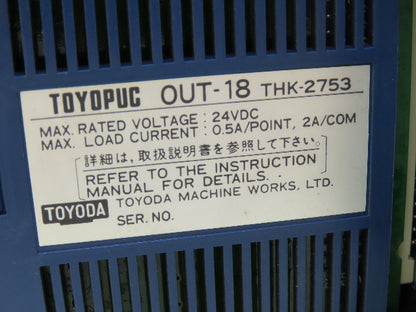 Toyoda Machine Works Toyopuc PLC Chassis Rack CPU Processor I/O Module *Read