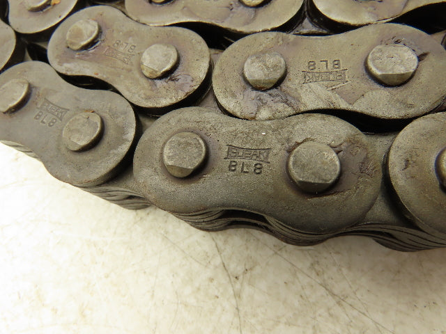 Tsubaki BL8 Single Strand Leaf Chain 3x4 Lacing 1" Pitch BL-8 Series 10'