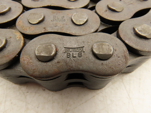 Tsubaki BL8 Single Strand Leaf Chain 3x4 Lacing 1" Pitch BL-8 Series 10'