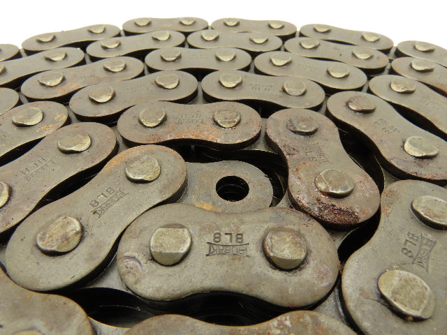Tsubaki BL8 Single Strand Leaf Chain 3x4 Lacing 1" Pitch BL-8 Series 10'