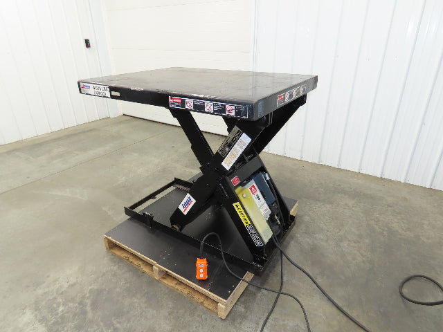 Autoquip 36S40 Hydraulic Scissor Lift Table 4000lb 36" Travel 36x48" Top 1Ph