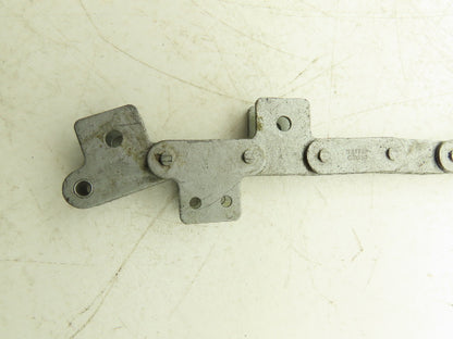 Maxtop ASA2040 Flight Chain 1" Pitch 180"L Single Strand Attachment Roller Chain