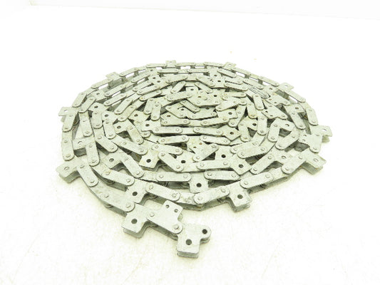 Maxtop ASA2040 Flight Chain 1" Pitch 180"L Single Strand Attachment Roller Chain