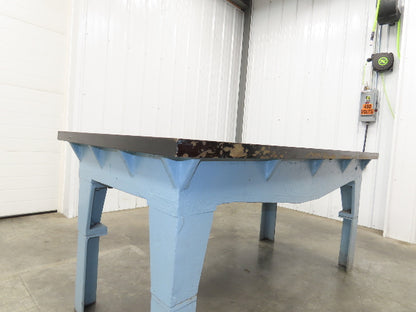 Vintage Precision Steel Welding Layout Table 72x36" Cast Iron 1-11/16" Thick Top