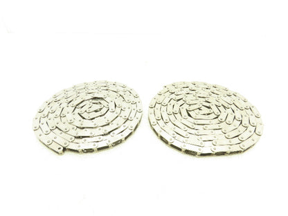 Tsubaki 2040SS Stainless Roller Chain 1" Pitch 10'L Single Strand  Lot of 2