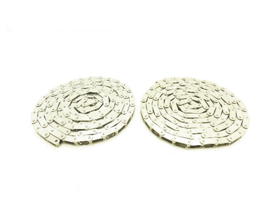 Tsubaki 2040SS Stainless Roller Chain 1" Pitch 10'L Single Strand  Lot of 2
