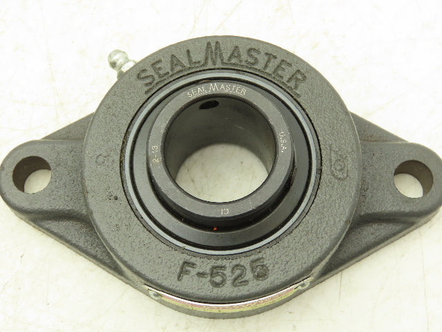 SealMaster SFT-19 Flange Bearing 1 3/16" Bore 2 Bolt Mount 2-13 Insert Lot Of 5