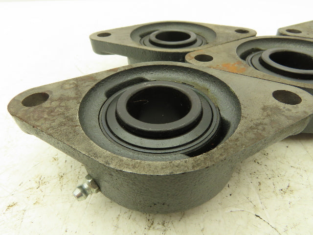 SealMaster SFT-19 Flange Bearing 1 3/16" Bore 2 Bolt Mount 2-13 Insert Lot Of 5