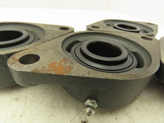 SealMaster SFT-19 Flange Bearing 1 3/16" Bore 2 Bolt Mount 2-13 Insert Lot Of 5