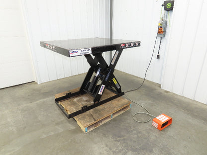Autoquip 36S25 Hydraulic Scissor Lift Table 2500lb 36" Travel 48x48" Top 1Ph