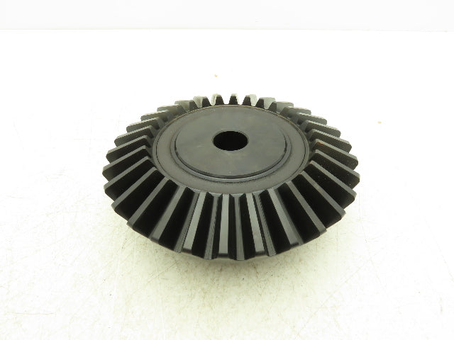 KHK SB6-3015 Carbon Steel Bevel Gear 30-Tooth 25mm Stock Bore