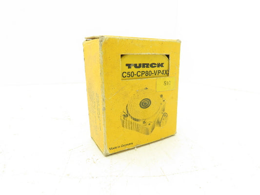 Turck NC50-CP80-VP4X2 Capacitive Sensor 10-65VDC 4-Wire PNP Fine Adjustment