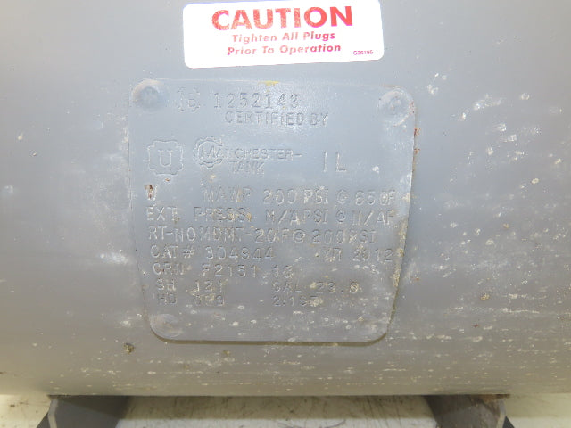 Manchester 304944 Pneumatic Air Receiver Tank 200PSI 23.8 Gallon 650°F