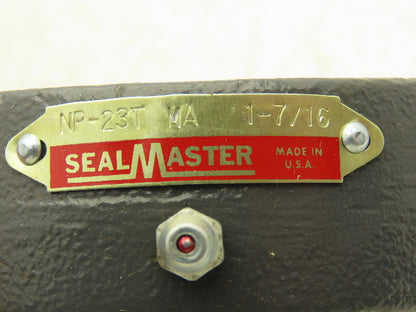 SealMaster NP-23T Pillow Block Ball Bearing 2 7/16" Bore 2 Bolt Base
