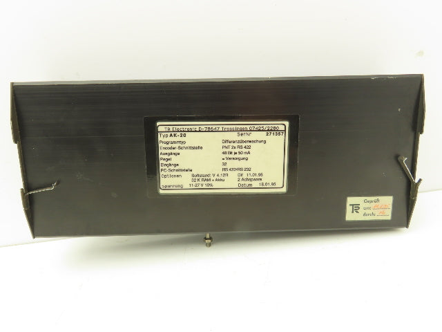TR Electronic AK20-PNT-P HMI Operator Control Panel Push Button W/Display
