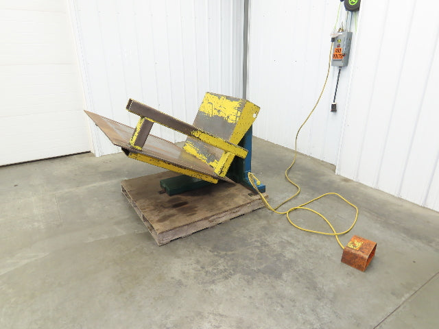 Southworth ZTU-2 Pan Style Container Tilter Lift Table Tipper 2000lbs 85° 40x49"