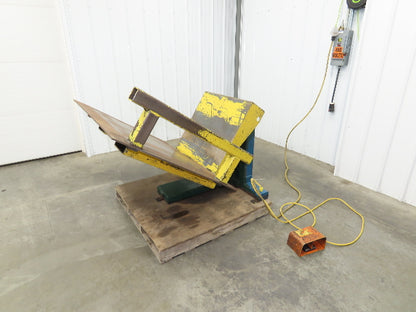 Southworth ZTU-2 Pan Style Container Tilter Lift Table Tipper 2000lbs 85° 40x49"