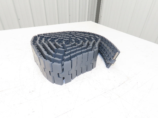 System Plast LFG 2250M-K330FT TableTop Conveyor Chain 3.3"x 10'L Side-Flex Gray