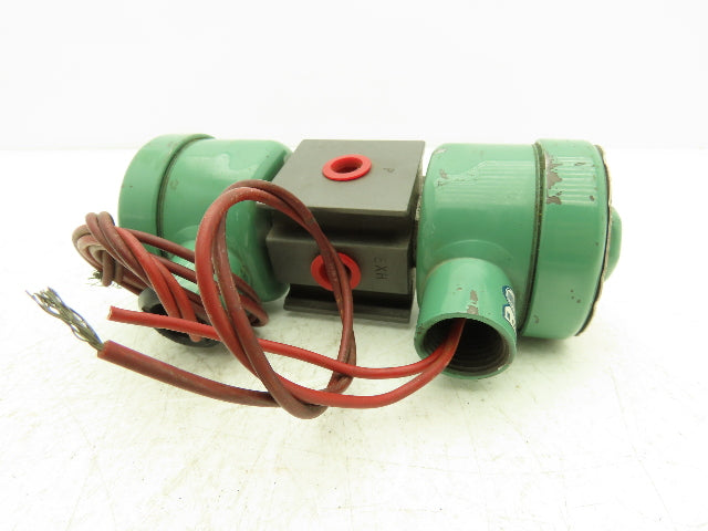 Asco Red-Hat EF8340A2 Double Solenoid Valve 3-Way 1/4"NPT 150PSI 120V