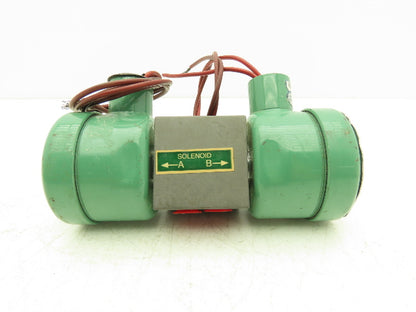 Asco Red-Hat EF8340A2 Double Solenoid Valve 3-Way 1/4"NPT 150PSI 120V