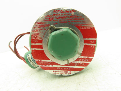 Asco Red-Hat EF8340A2 Double Solenoid Valve 3-Way 1/4"NPT 150PSI 120V