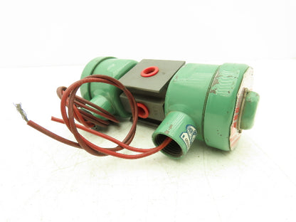 Asco Red-Hat EF8340A2 Double Solenoid Valve 3-Way 1/4"NPT 150PSI 120V