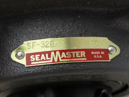 SealMaster SF-32R Flange Ball Bearing 2" Bore W/Bearing Insert 1-2 4 Bolt Mount