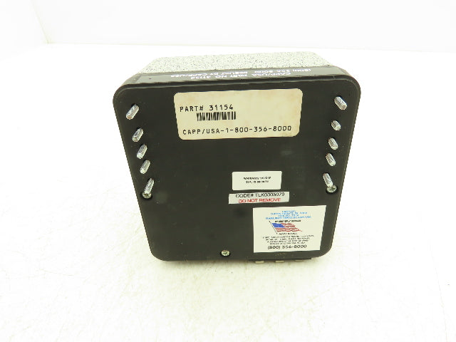 CAPP USA 31154 Flame Safety Relay Switch 120V 50/60HZ 3 Sec Flame Response SPDT