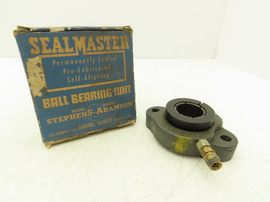 SealMaster TFT-19 Flange Ball Bearing 1 3/16" Bore Bearing Insert 2-13T