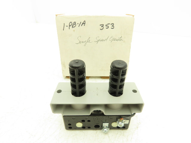 Duct-O-Wire PB-1A Single Speed Two Button Insert 125VAC 1A Per Contact NO