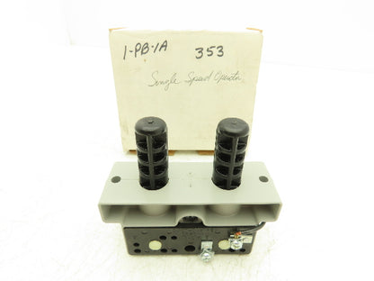 Duct-O-Wire PB-1A Single Speed Two Button Insert 125VAC 1A Per Contact NO