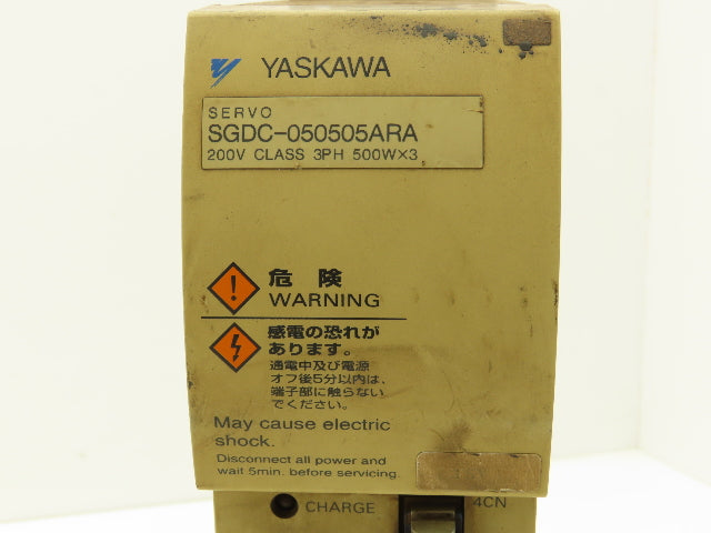 Yaskawa SGDC050505ARA Drivepack Servo Unit 280-330VDC Input 0-230VAC 3Ph Output