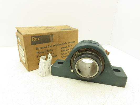 Rex Rexnord ZEP2208 Pillow Block Self Aligning Roller Bearings 2 1/2" Bore