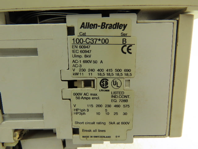Allen Bradley 190S-FND3-FC32C-KN Combination Starter 32A Breaker 120V Coil