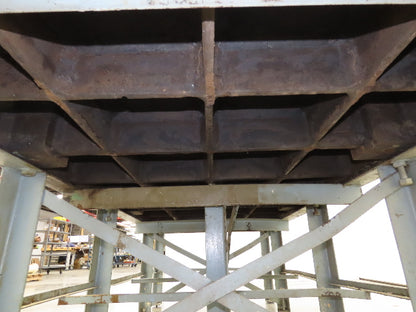 Vintage Precision Steel Welding Layout Table 109x48" Cast Iron 1-1/2" Thick Top